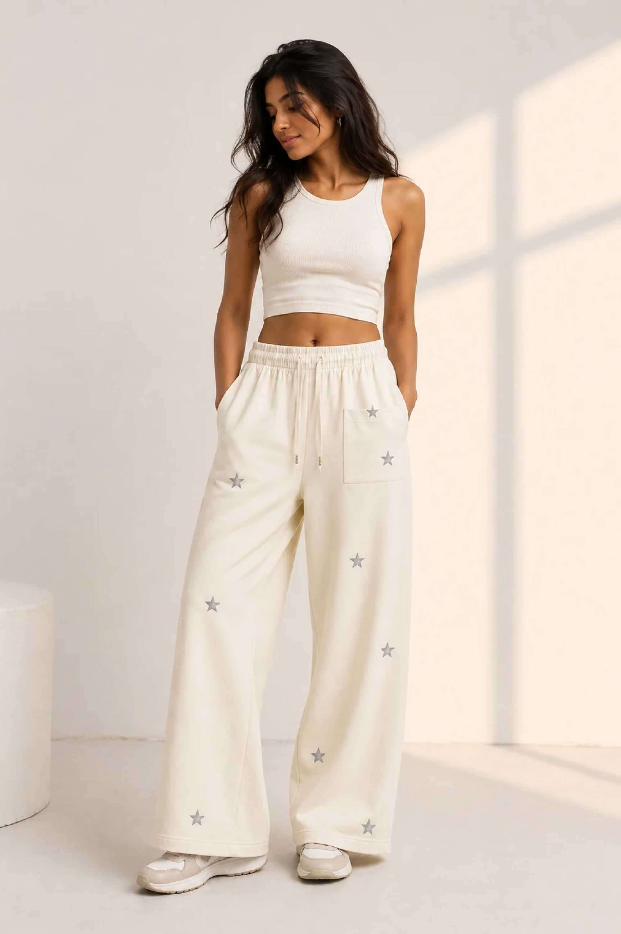 Among the Stars Wide-Leg Pants