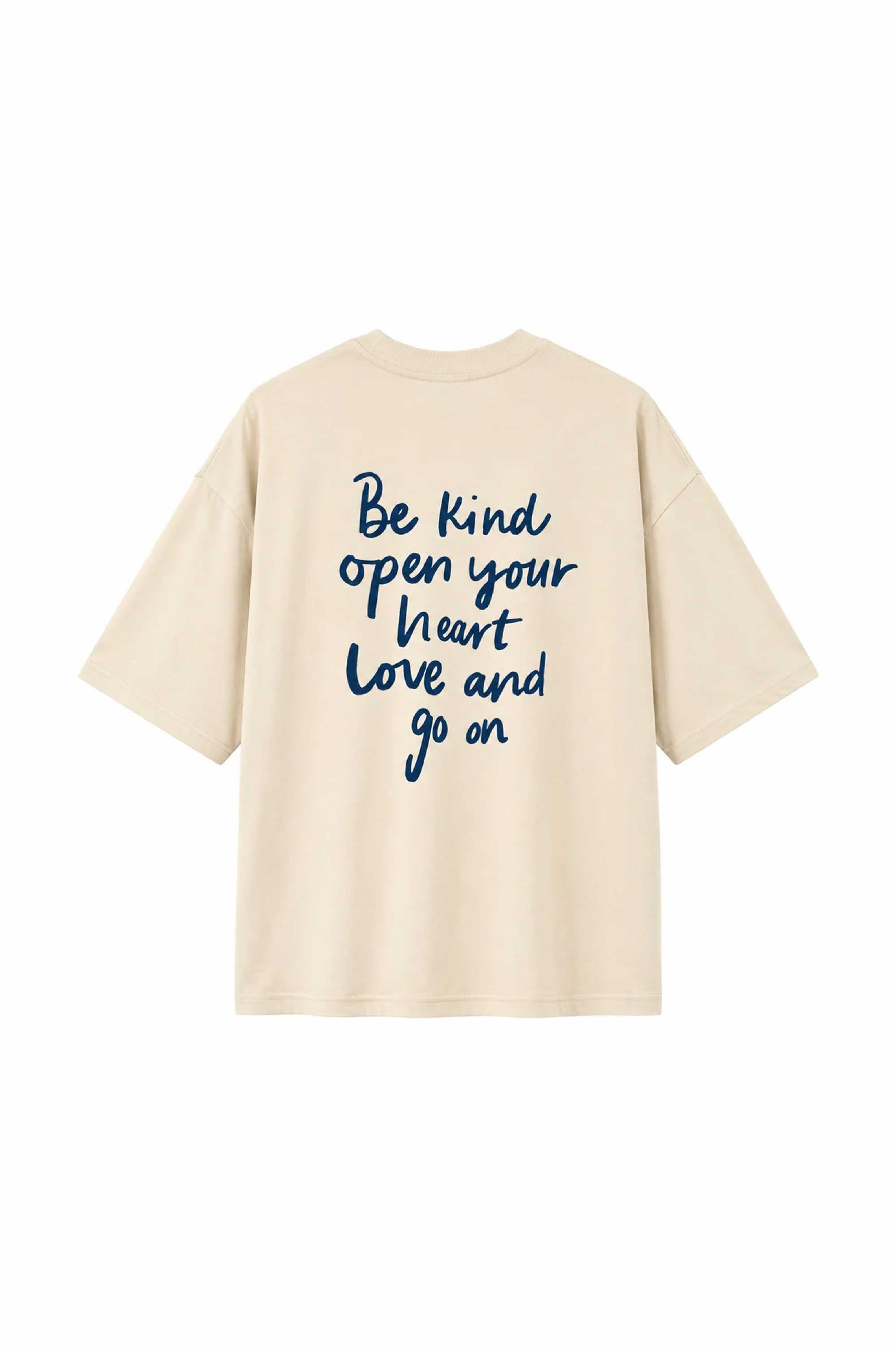 Love & Go On Oversized Tee 🤍