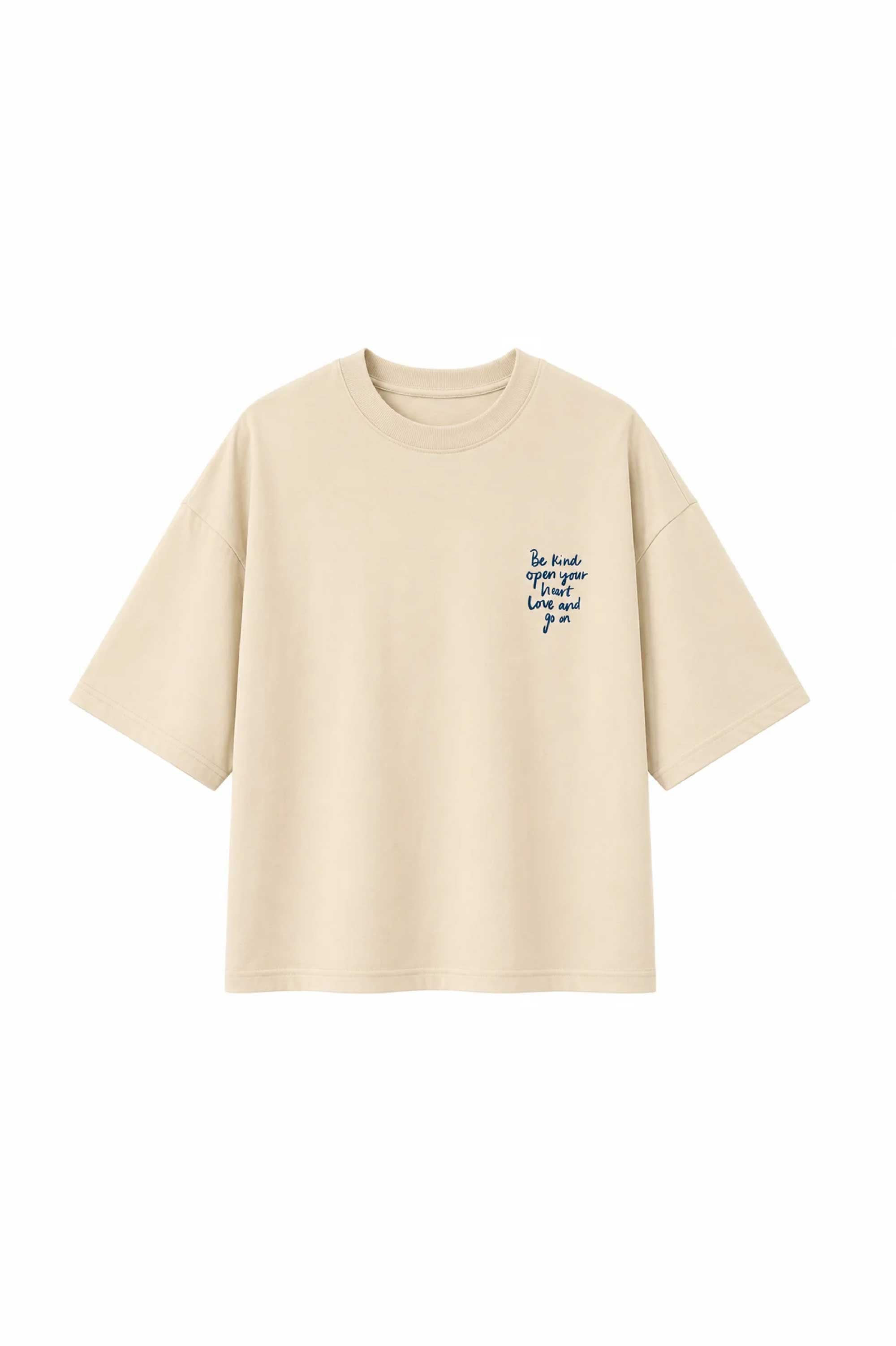 Love & Go On Oversized Tee 🤍