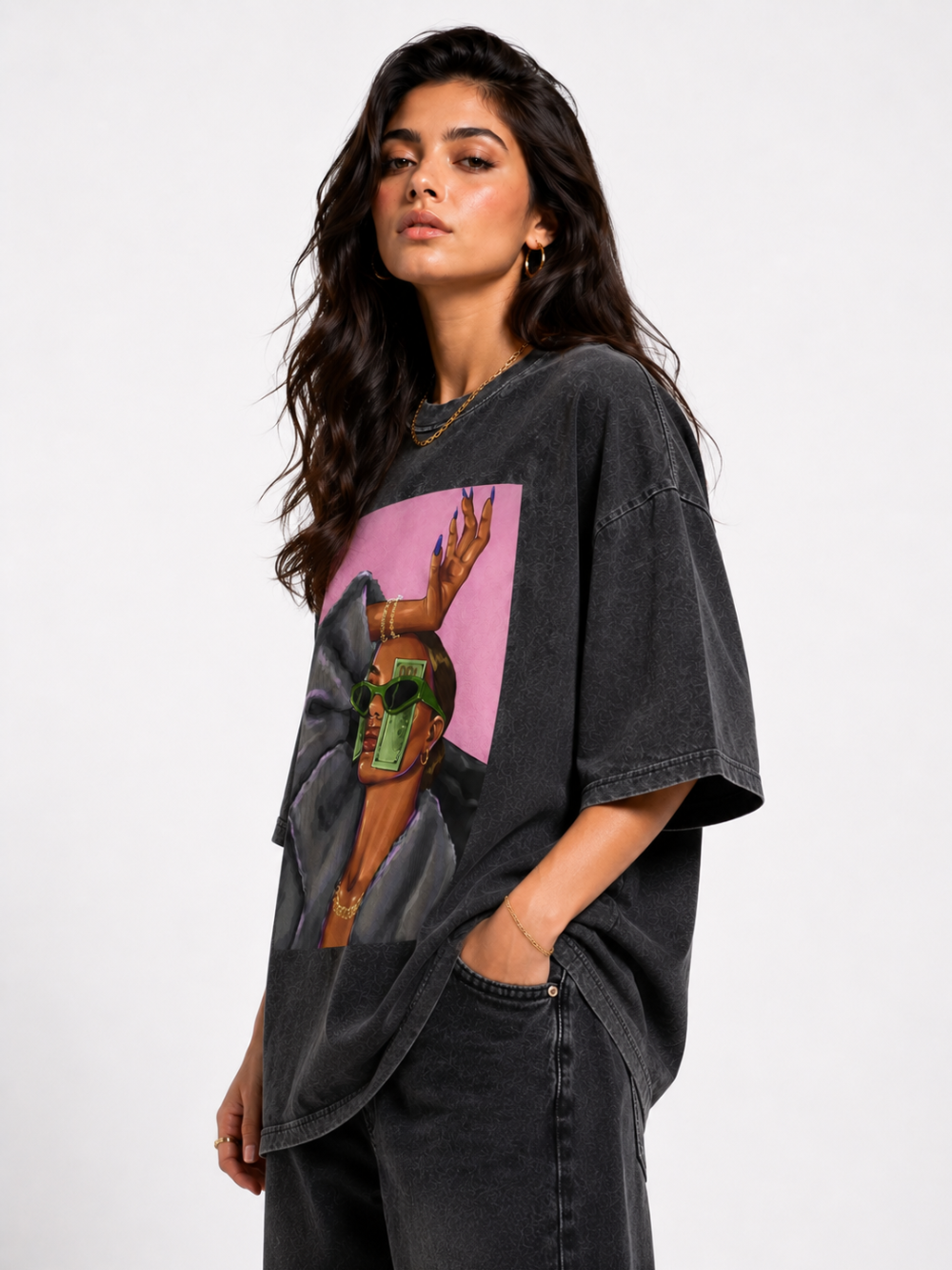 Cash Confidence Oversized T-Shirt