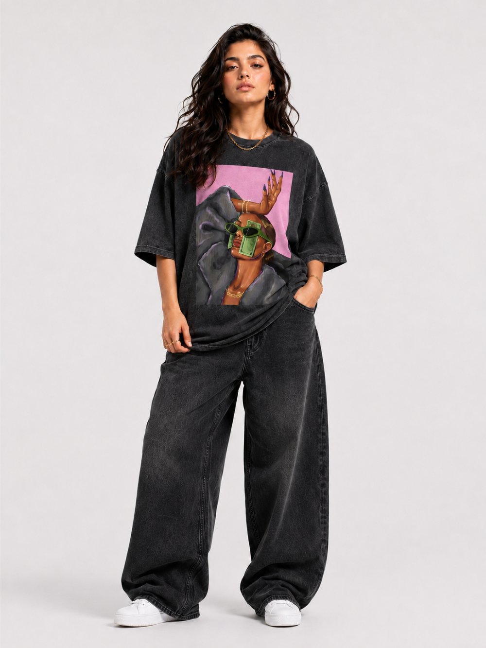 Cash Confidence Oversized T-Shirt