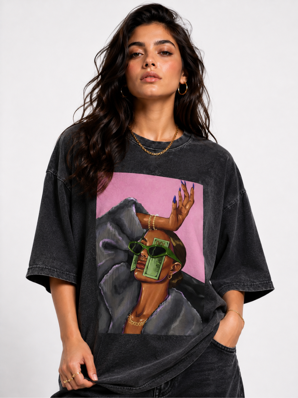 Cash Confidence Oversized T-Shirt