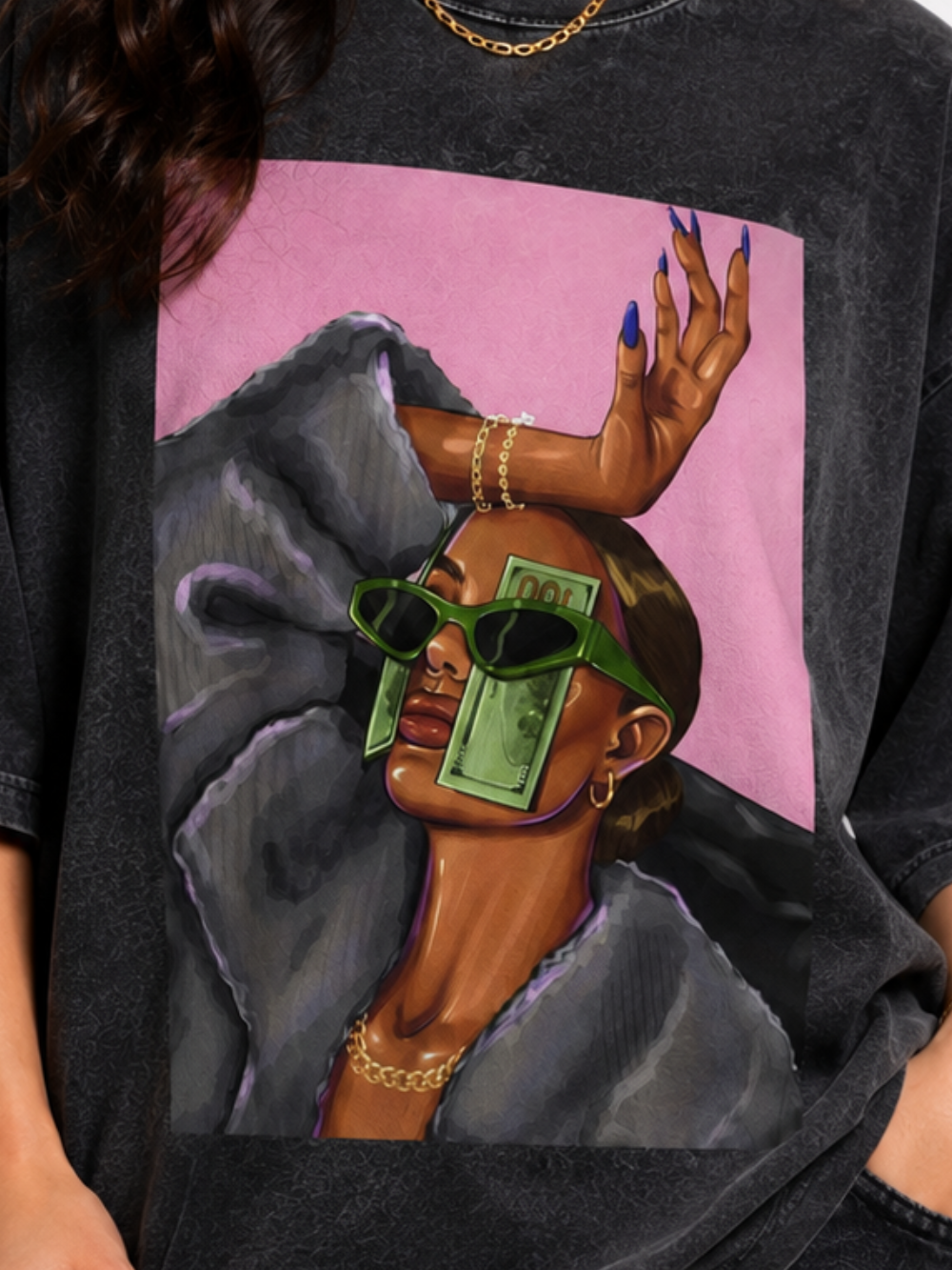 Cash Confidence Oversized T-Shirt