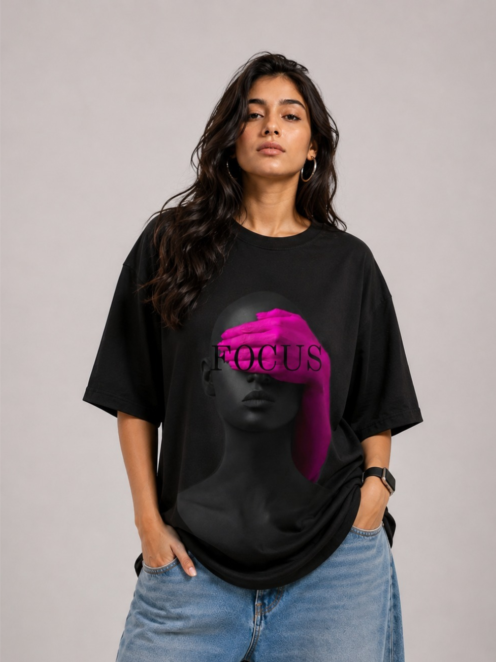 Zero Distractions Oversized Tee