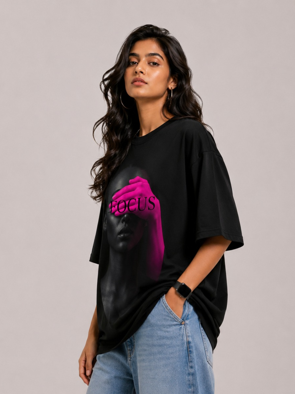 Zero Distractions Oversized Tee