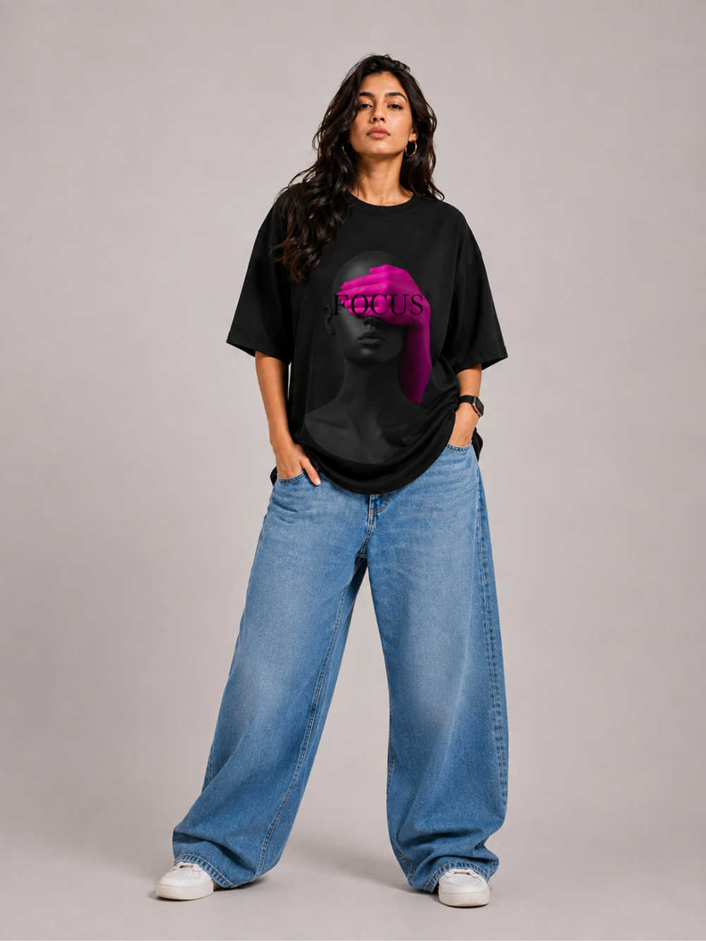 Zero Distractions Oversized Tee