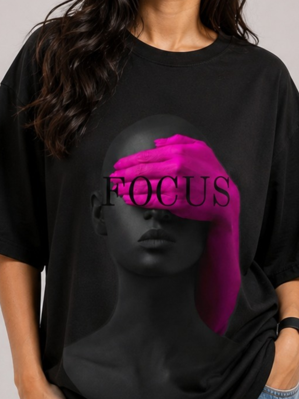 Zero Distractions Oversized Tee