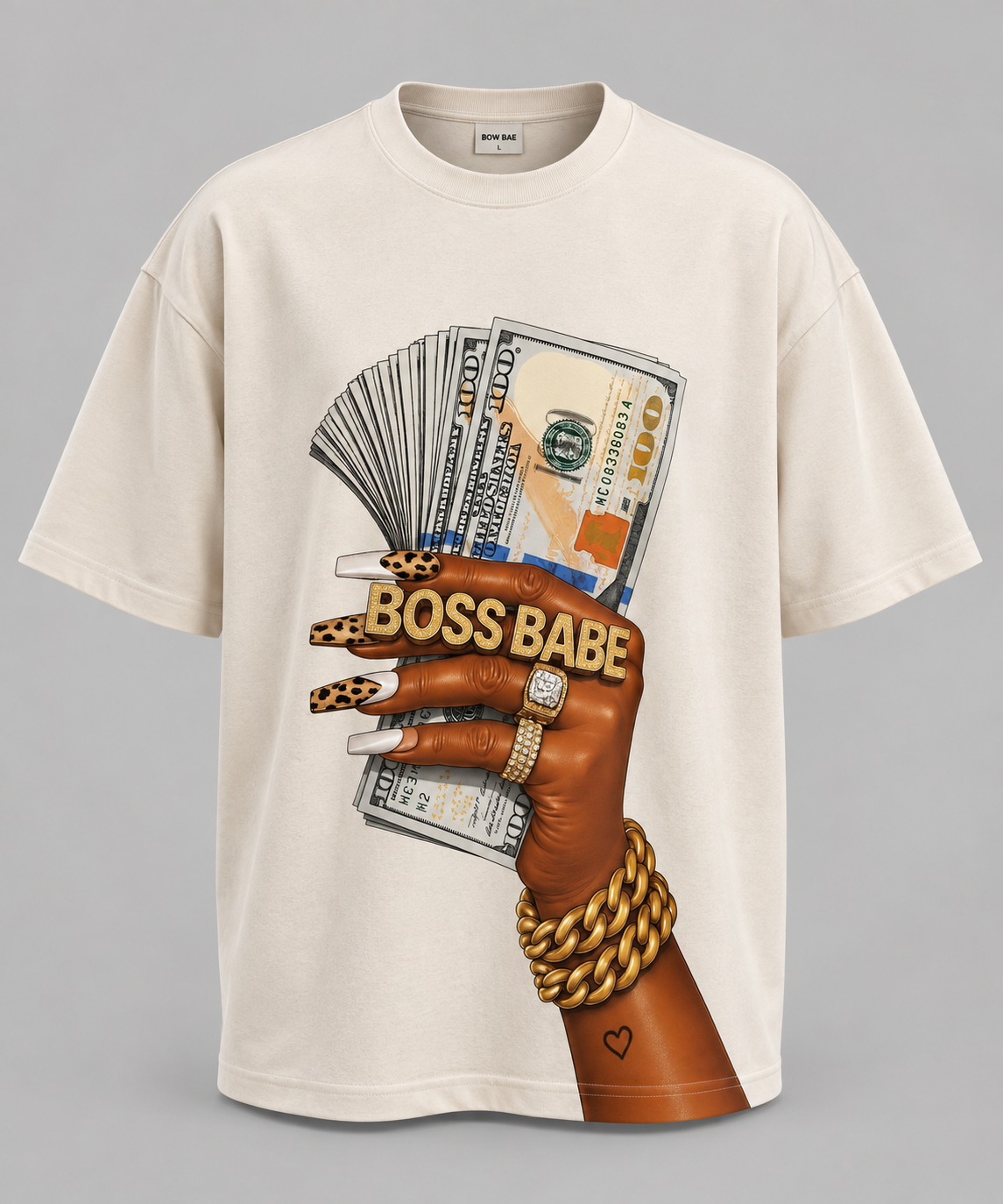 Boss babe oversized tshirt