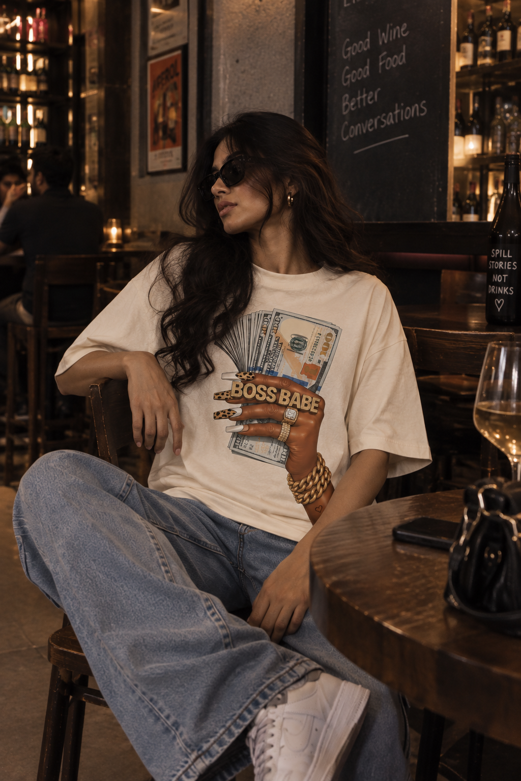 Boss babe oversized tshirt
