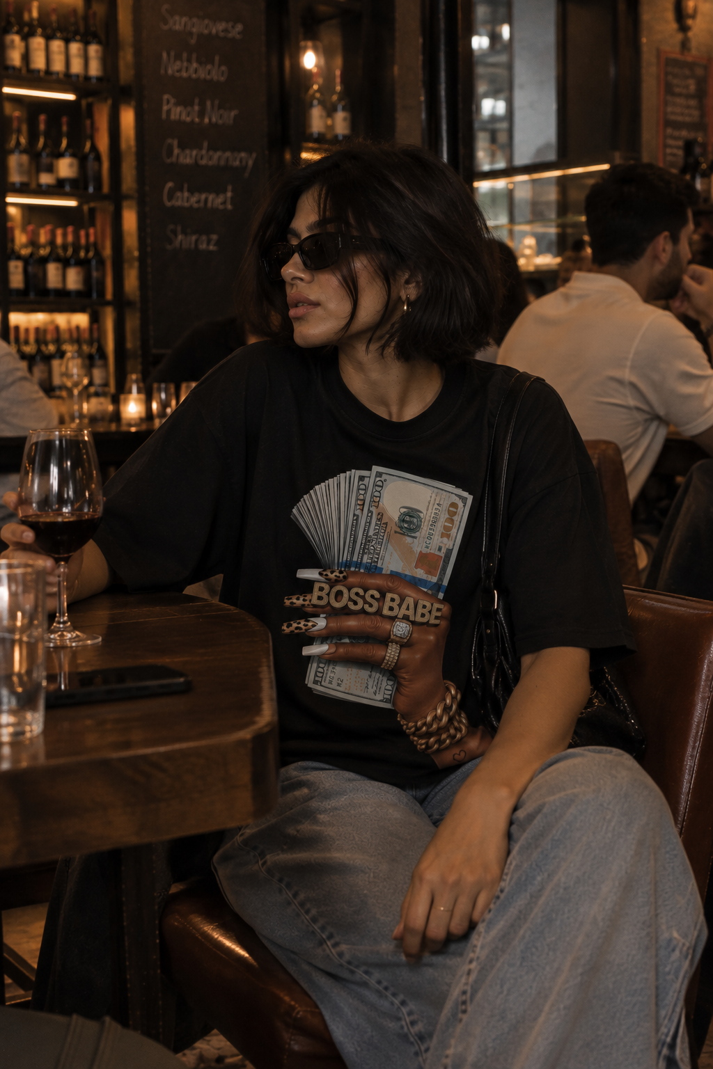 Boss babe oversized tshirt