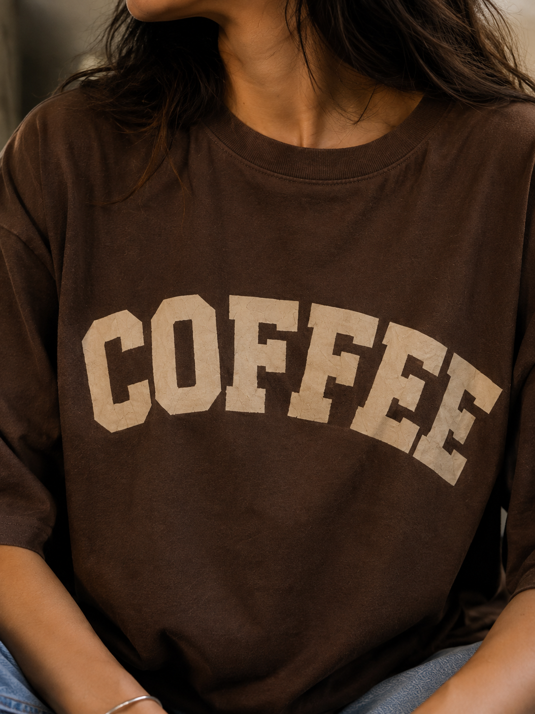 Coffee love oversized tee