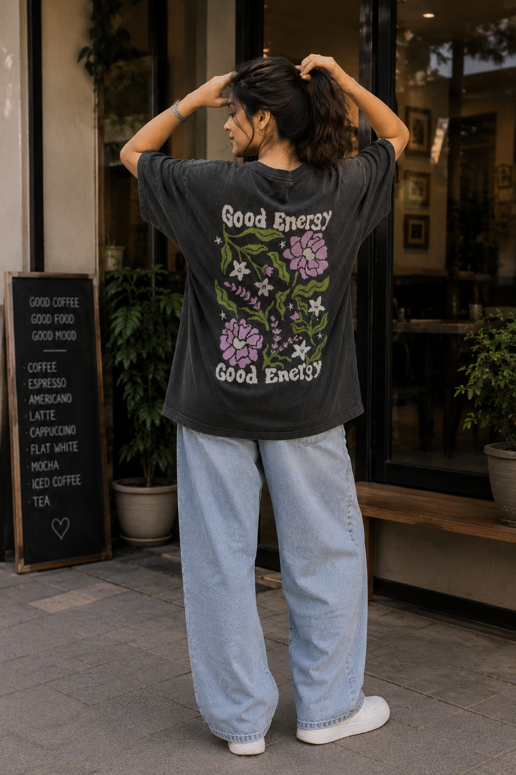 Good energy oversized t-shirt