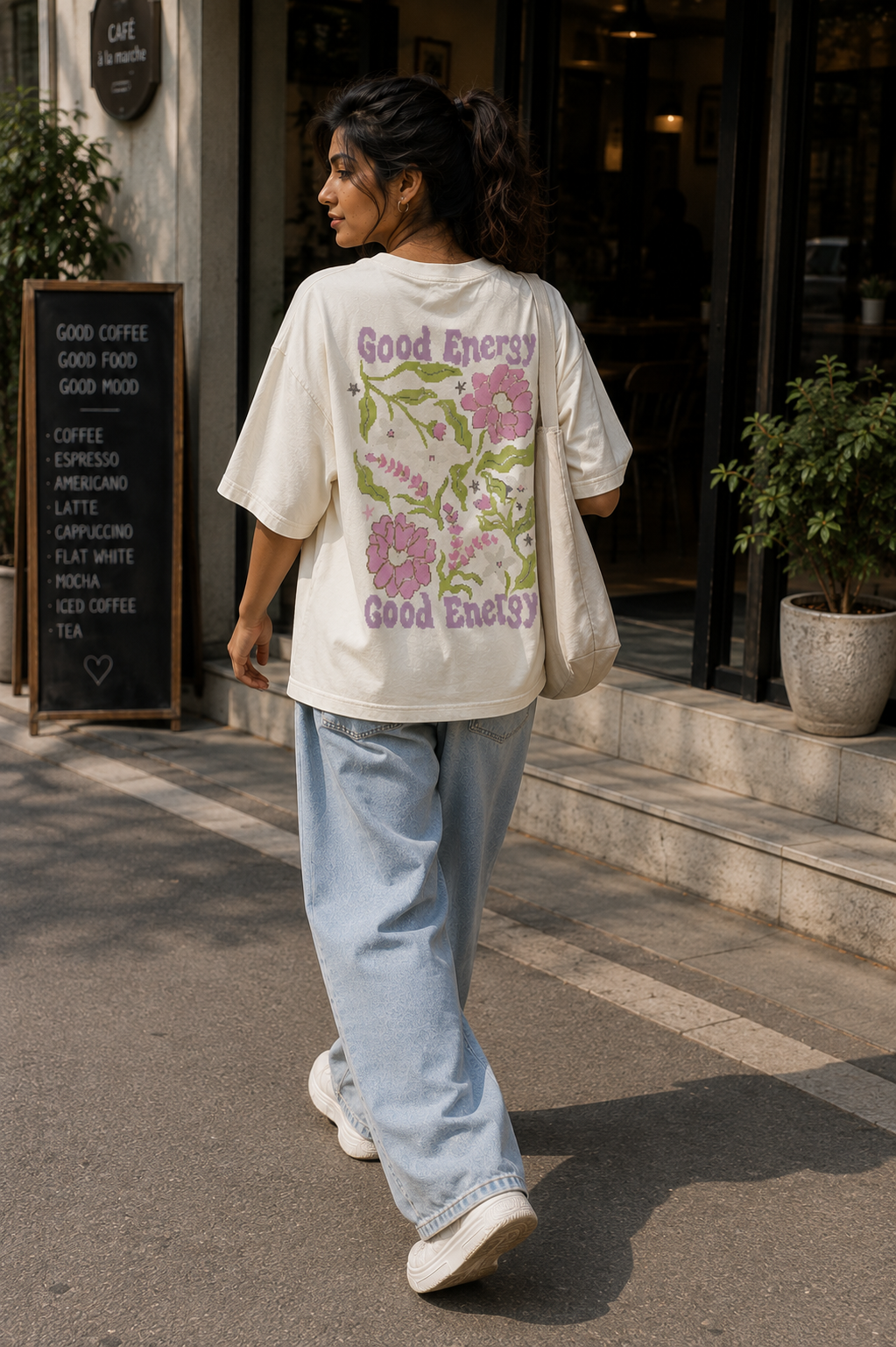 Good energy oversized t-shirt