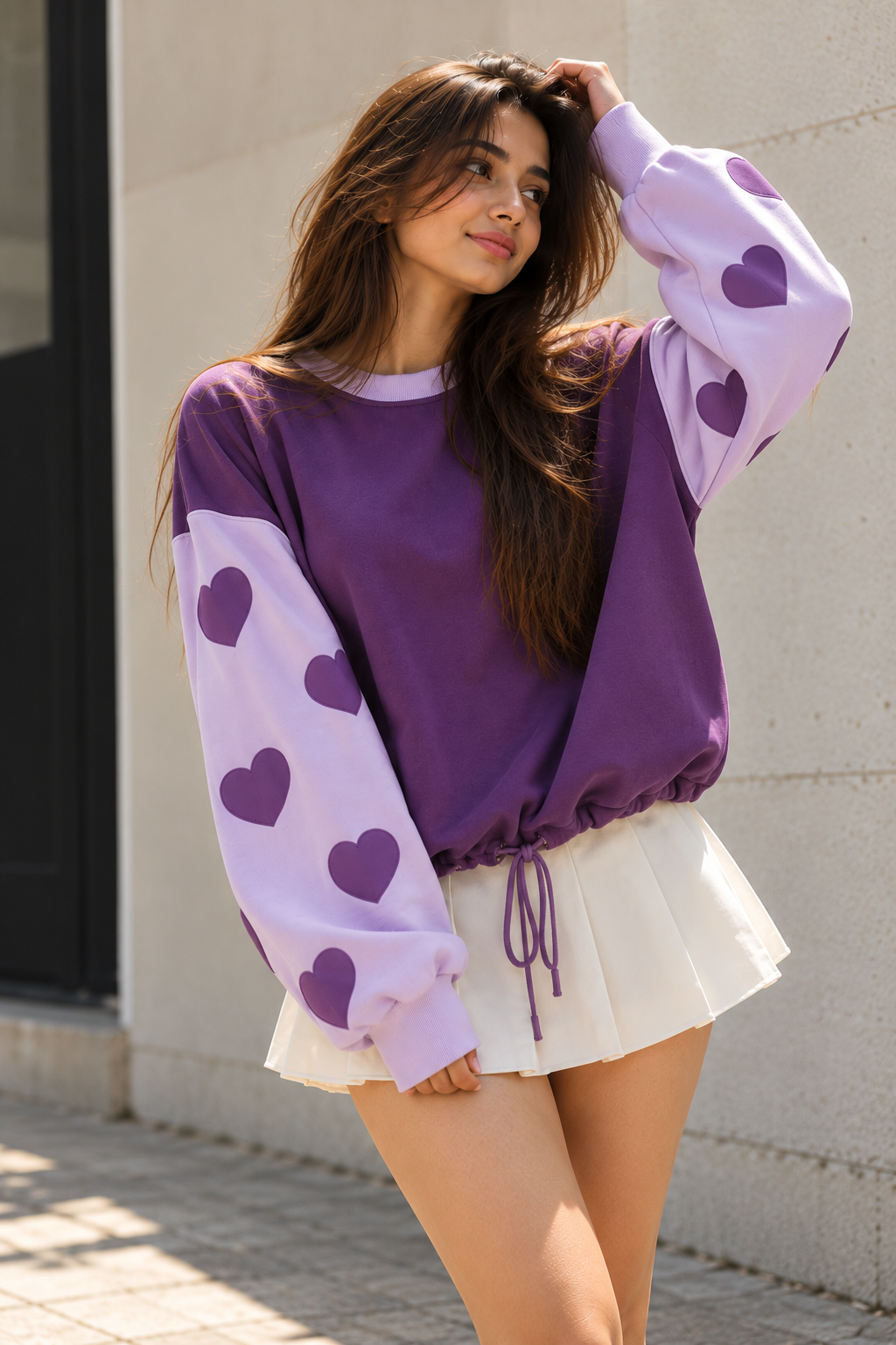 I PURPLE YOU OVERSIZED SWEATSHIRT