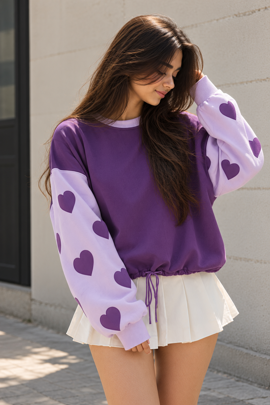 I PURPLE YOU OVERSIZED SWEATSHIRT
