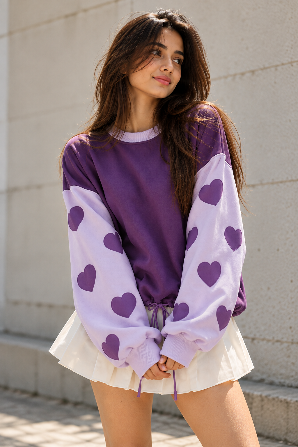 I PURPLE YOU OVERSIZED SWEATSHIRT