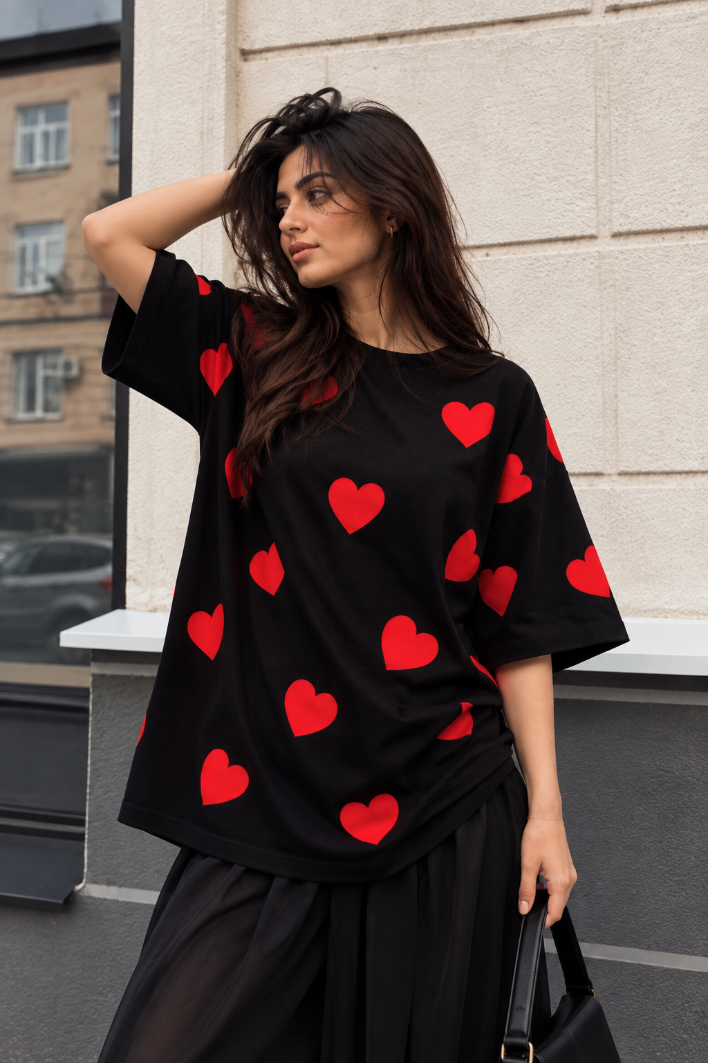 HEART ATTACK OVERSIZED TEE
