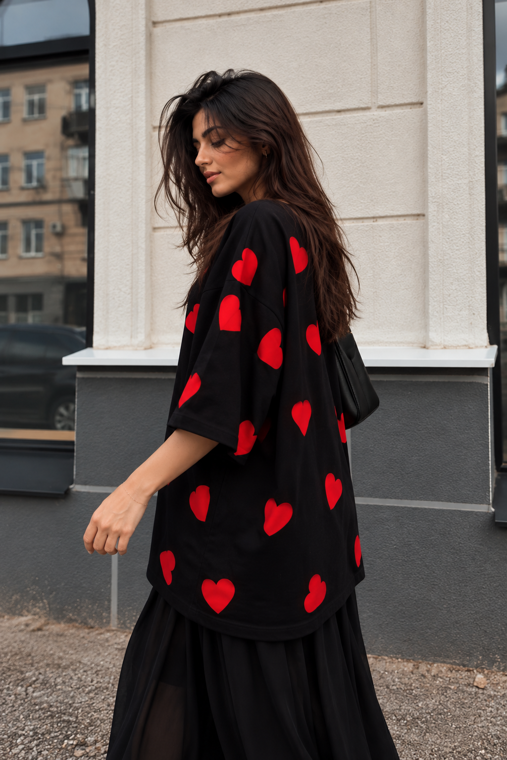 HEART ATTACK OVERSIZED TEE