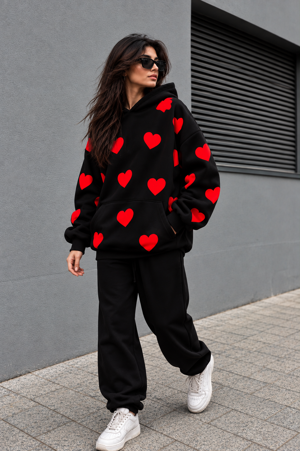HEART ATTACK OVERSIZED HOODIE