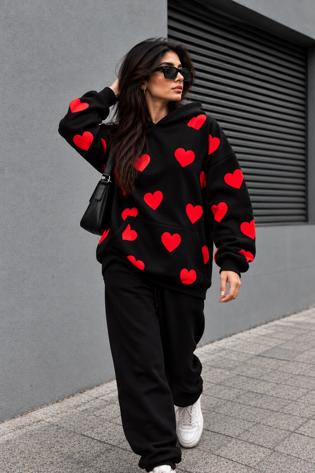 HEART ATTACK OVERSIZED HOODIE