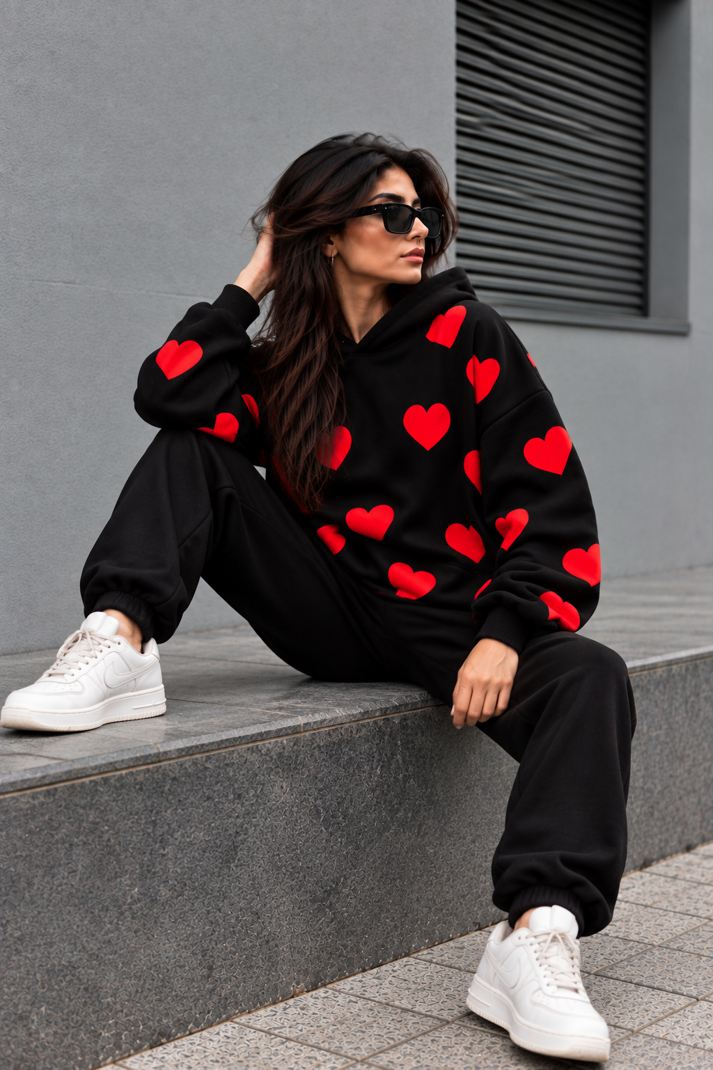 HEART ATTACK OVERSIZED HOODIE