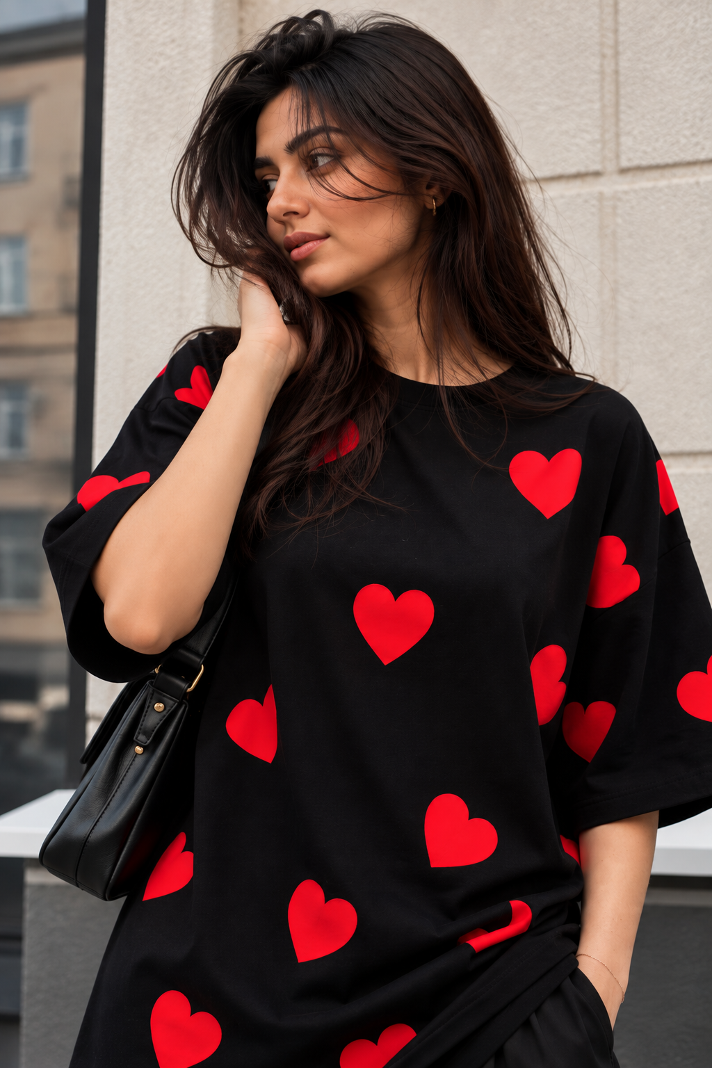 HEART ATTACK OVERSIZED TEE