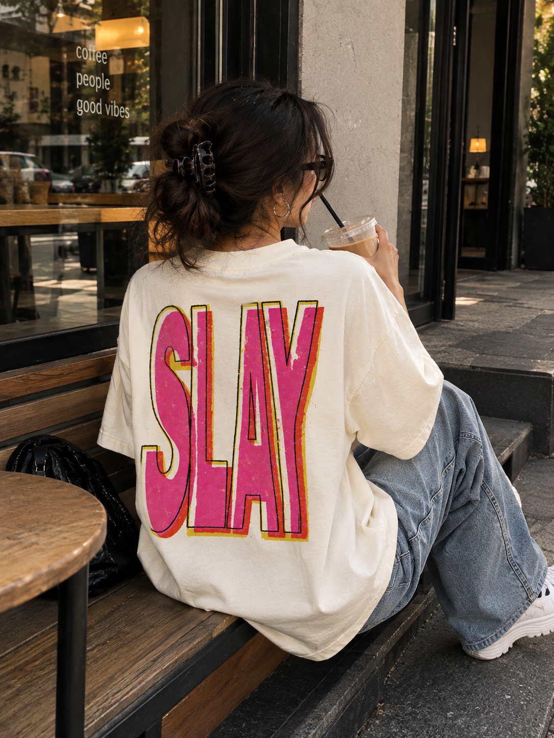 SLAY GIRL Oversized Tee