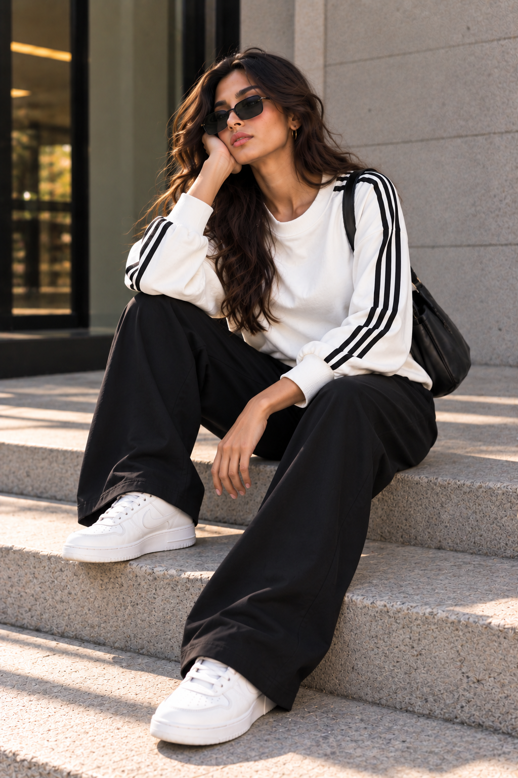 SIGNATURE STRIPE SWEATSHIRT