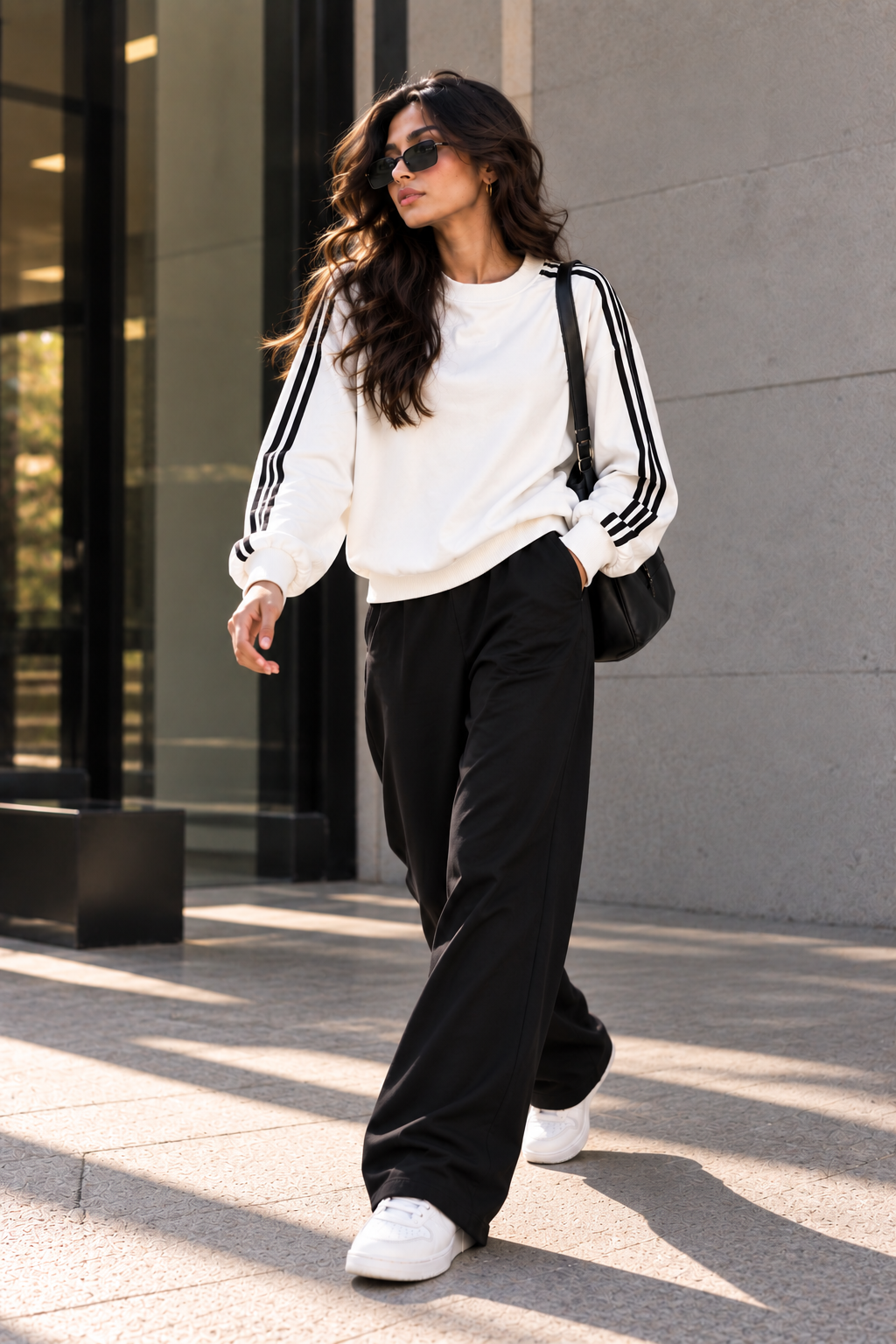 SIGNATURE STRIPE SWEATSHIRT